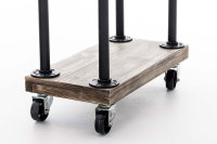 Kaminholzständer Forks 30x60x150 schwarz