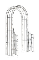 Rosenbogen m. Tor Sina bronzebronze